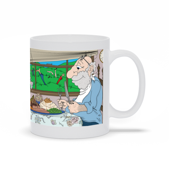 When I Am Eating Everybody Can Be in The Ground Mug