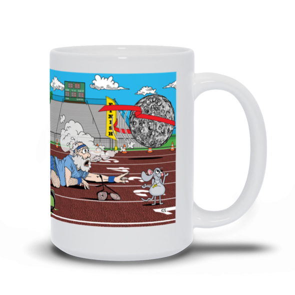 You Can't Outrun The Moon Mug