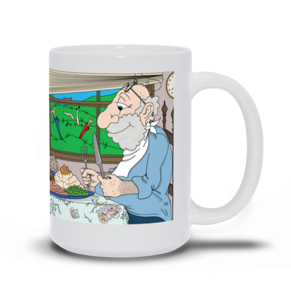 When I Am Eating Everybody Can Be in The Ground Mug